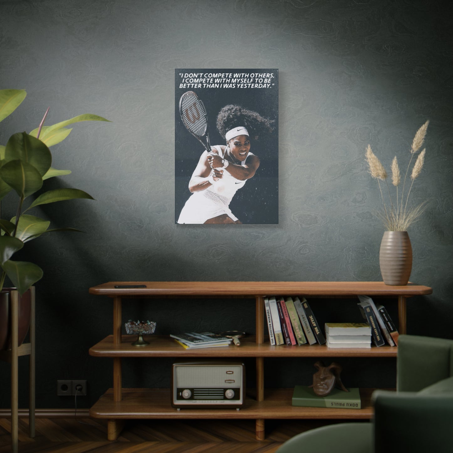 Serena Williams Motivational Canvas