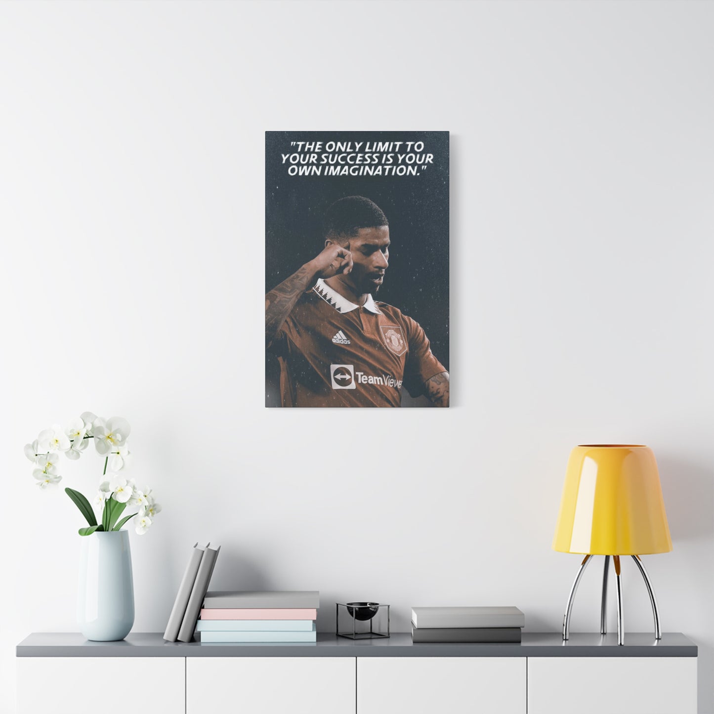 Marcus Rashford Motivational Canvas