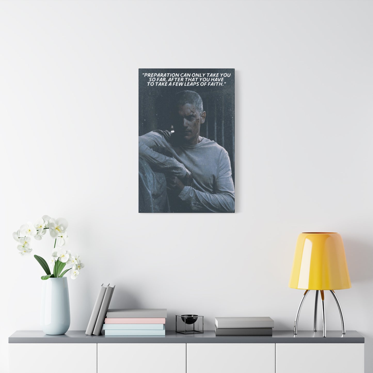 Michael Scofield Motivational Canvas