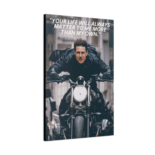 Ethan Hunt Motivational Canvas