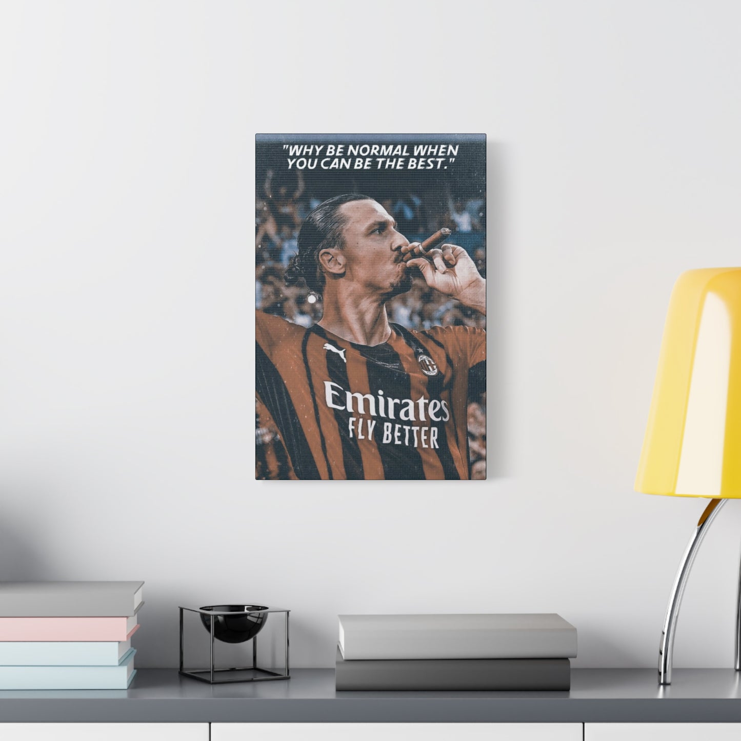Zlatan Ibrahimovic Motivational Canvas