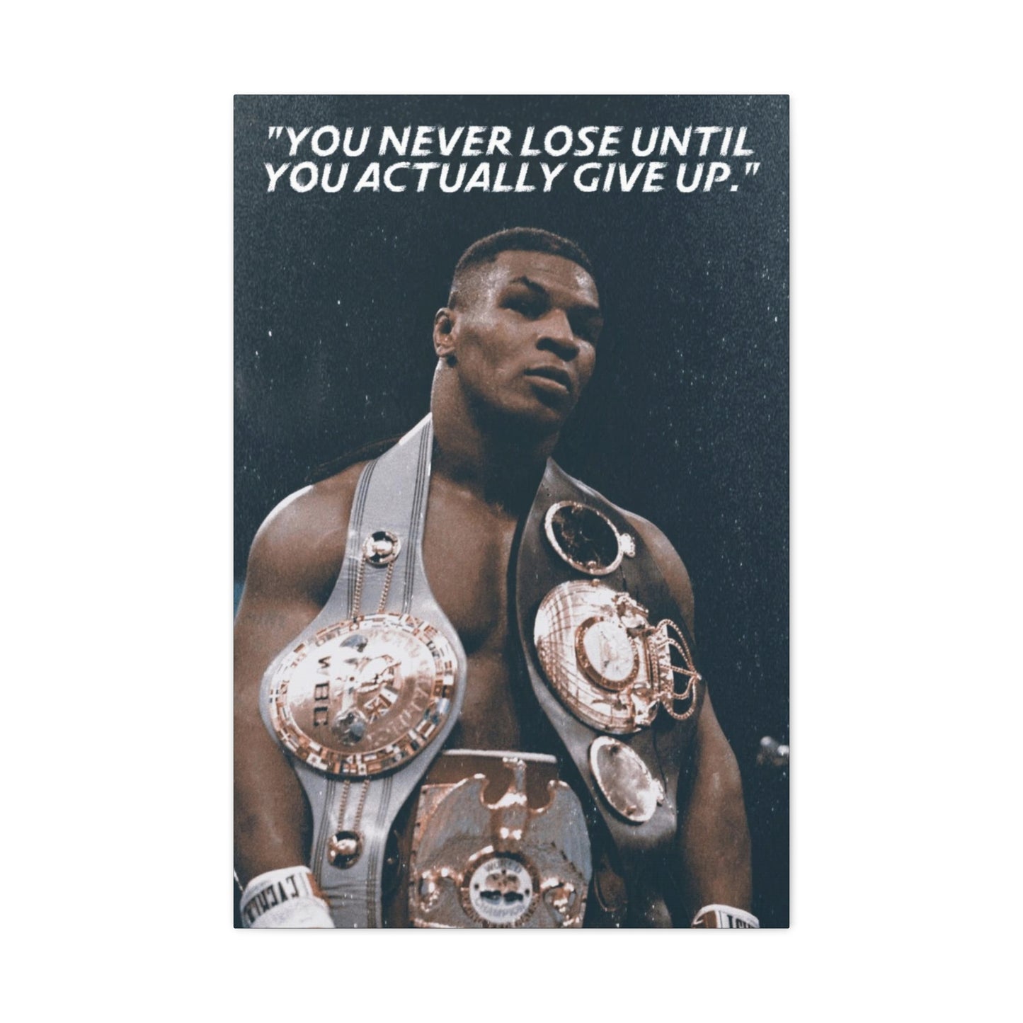 Mike Tyson Motivational Canvas