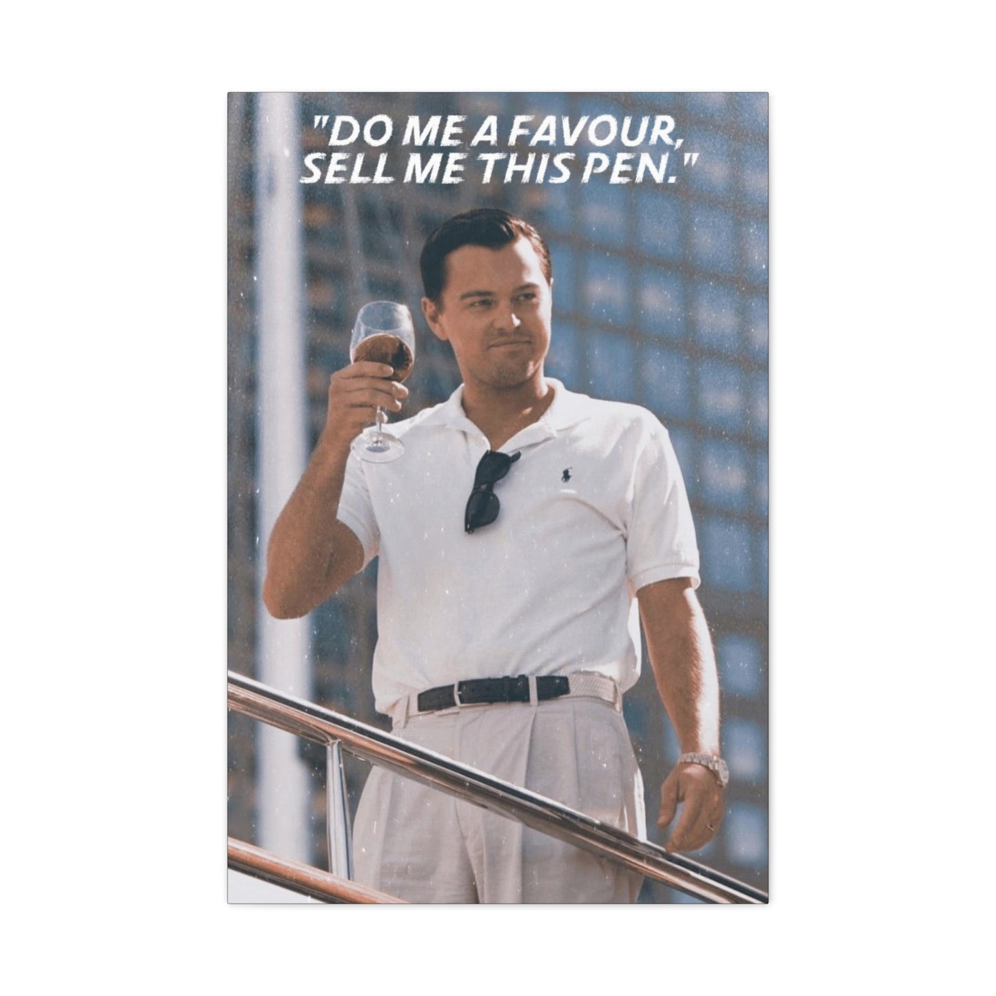 The Wolf Of Wall Street Motivational Canvas