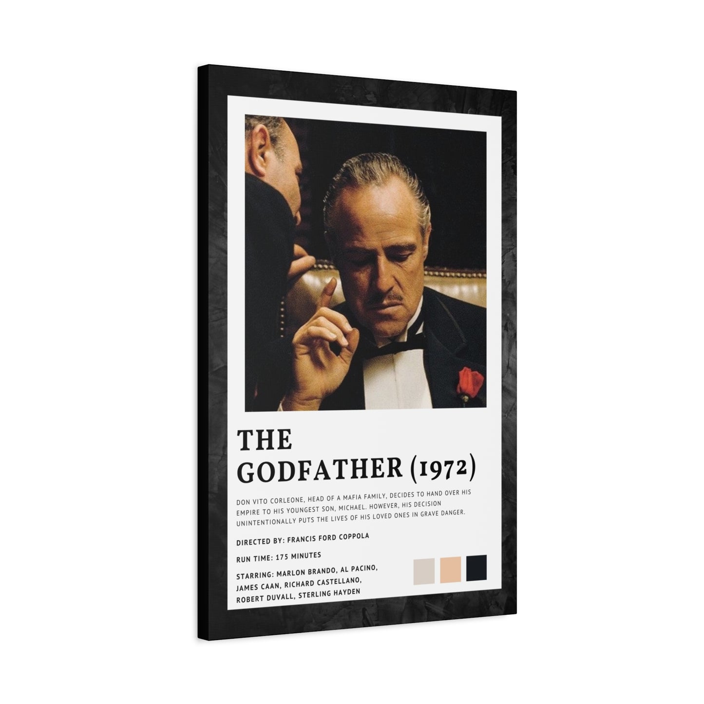 The Godfather Movie Cover Canvas