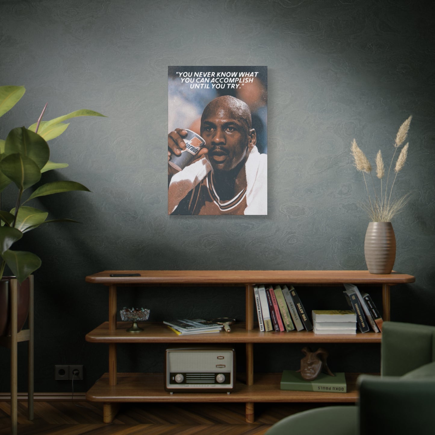 Michael Jordan Motivational Canvas