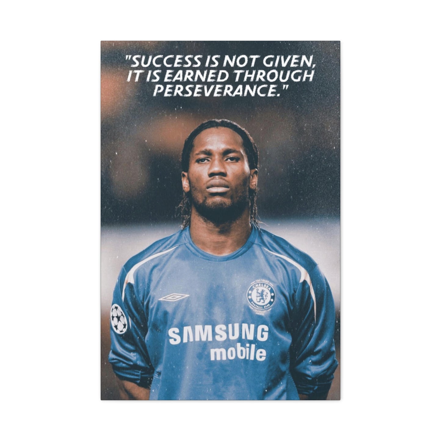 Didier Drogba Motivational Canvas