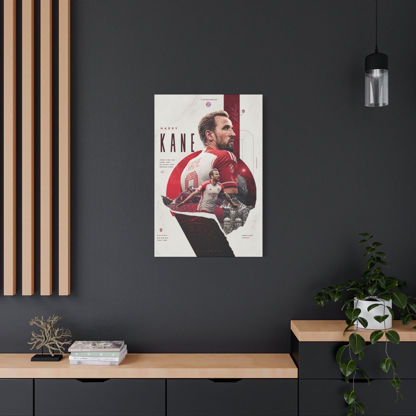 Harry Kane Bayern Munich Luxury Canvas