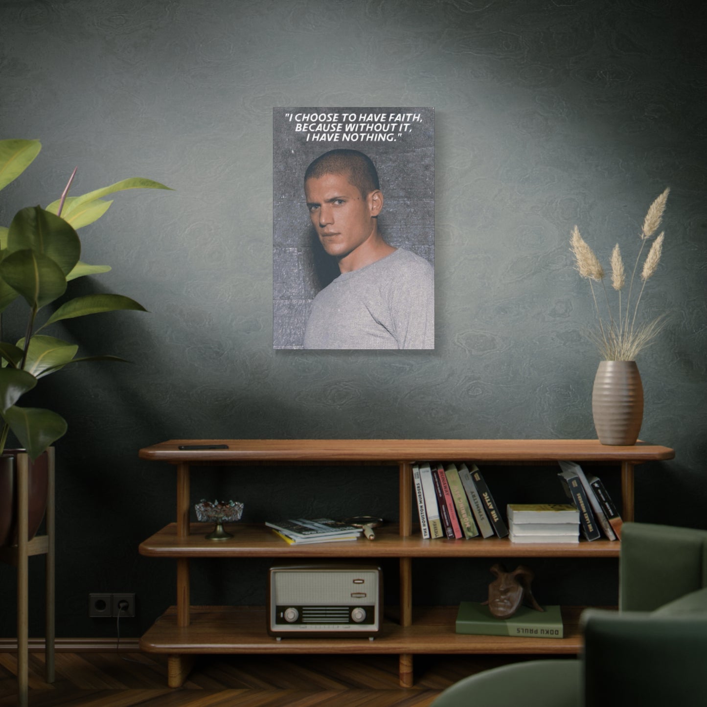 Michael Scofield Motivational Canvas