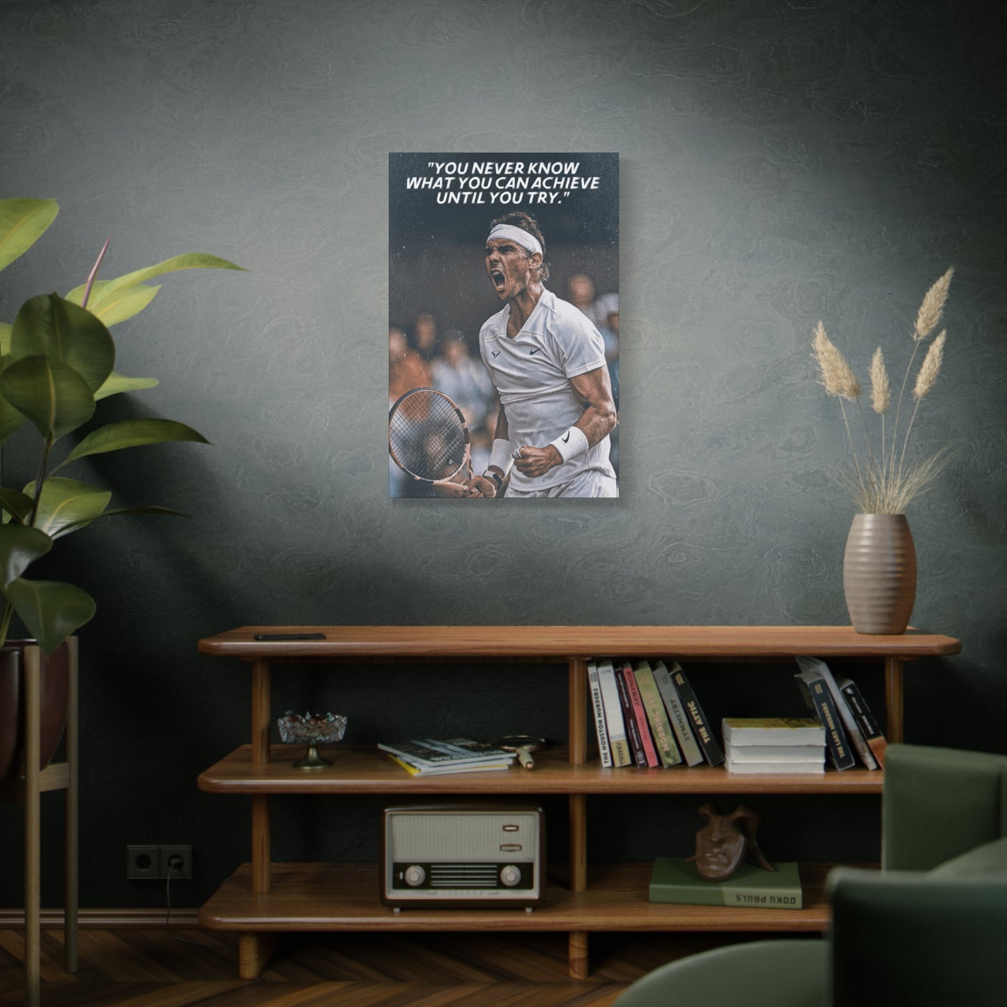 Rafael Nadal Motivational Canvas