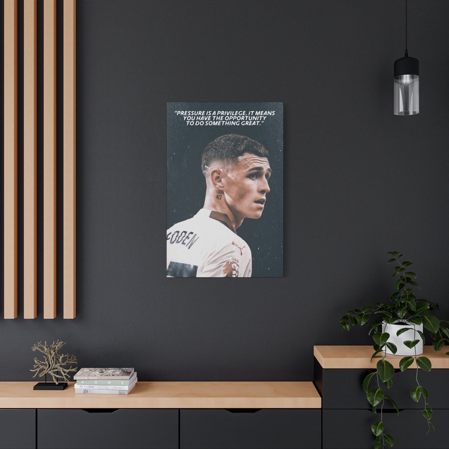 Phil Foden Motivational Canvas