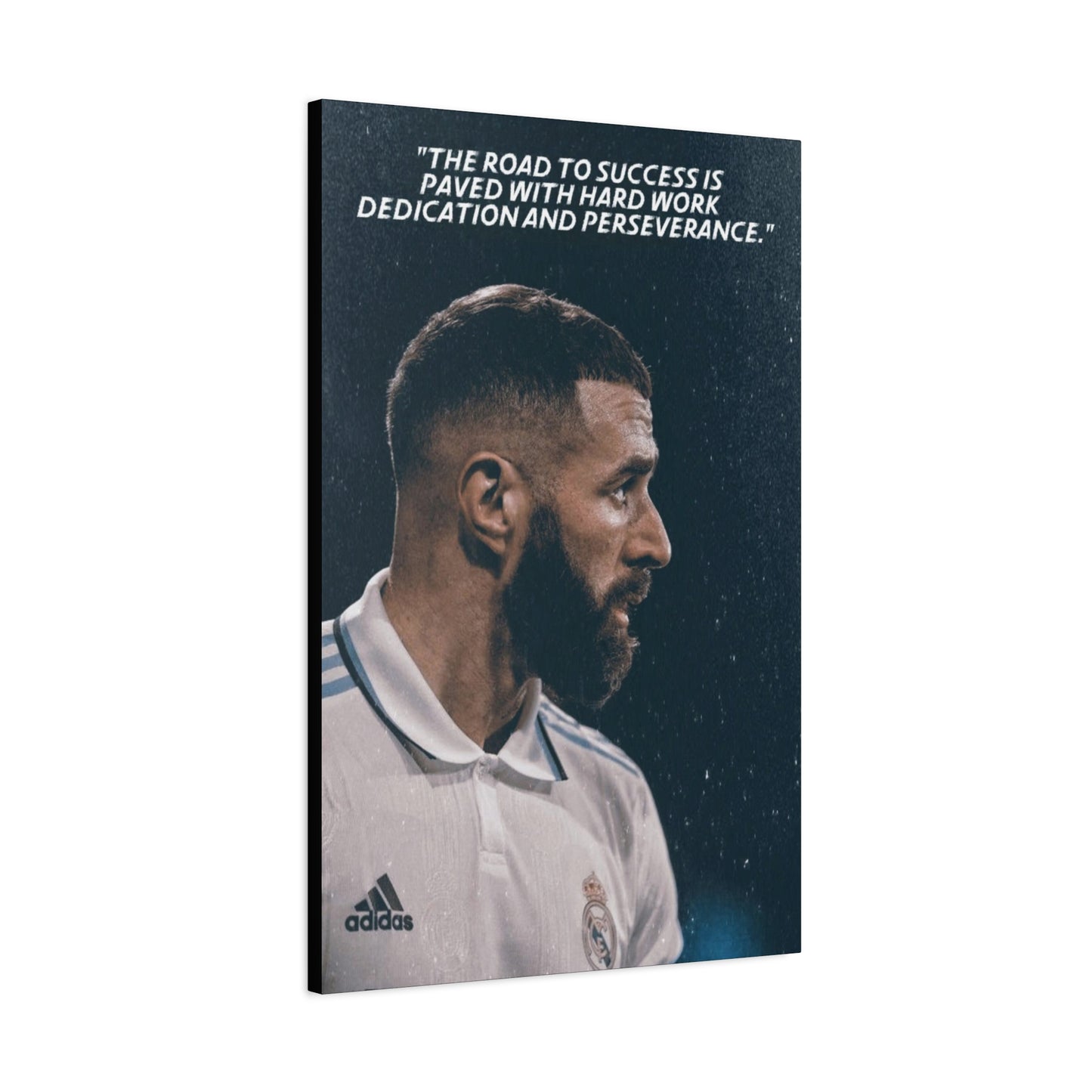 Karim Benzema Motivational Canvas