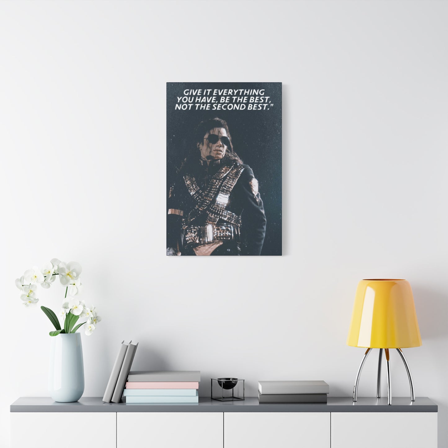Michael Jackson Motivational Canvas