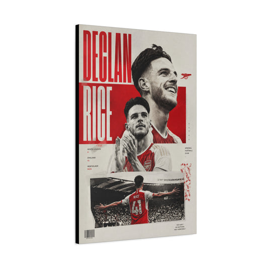 Declan Rice Arsenal Canvas – 4K Football Wall Art