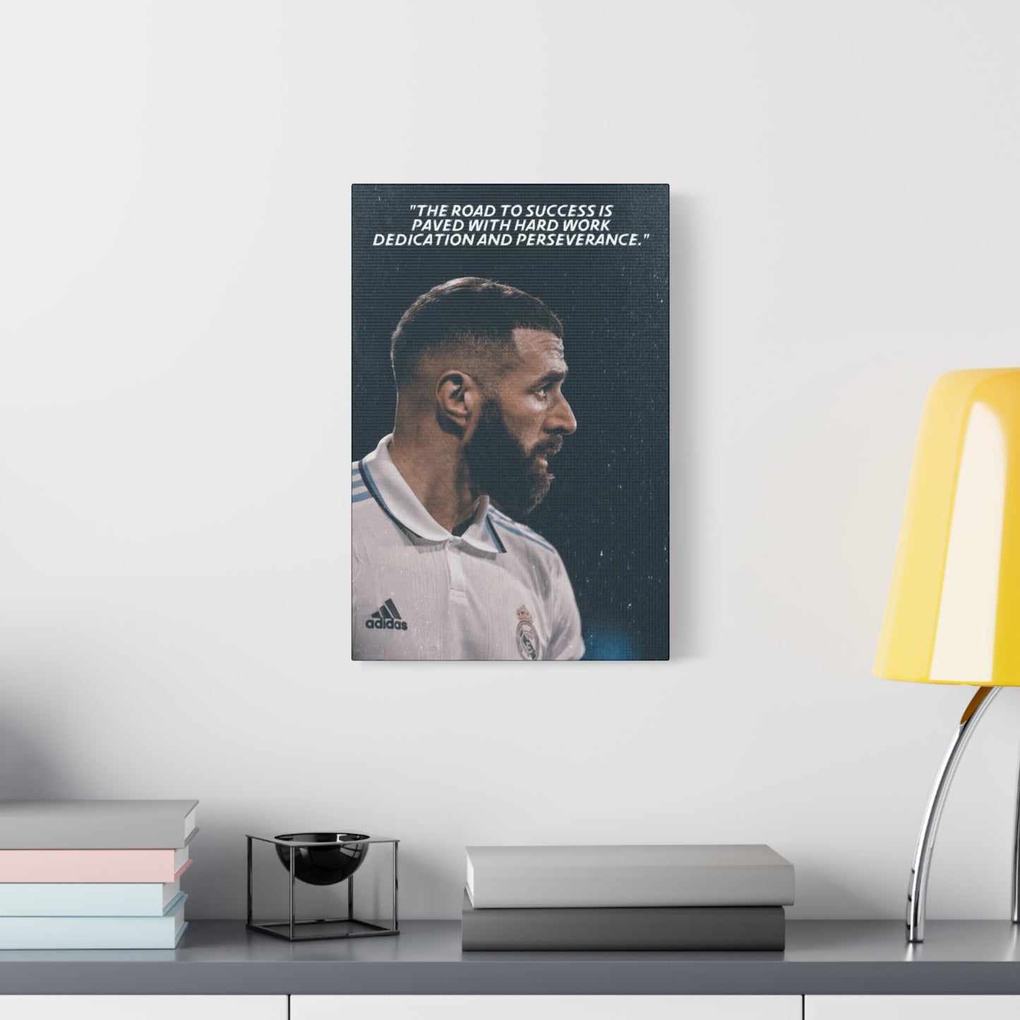 Karim Benzema Motivational Canvas