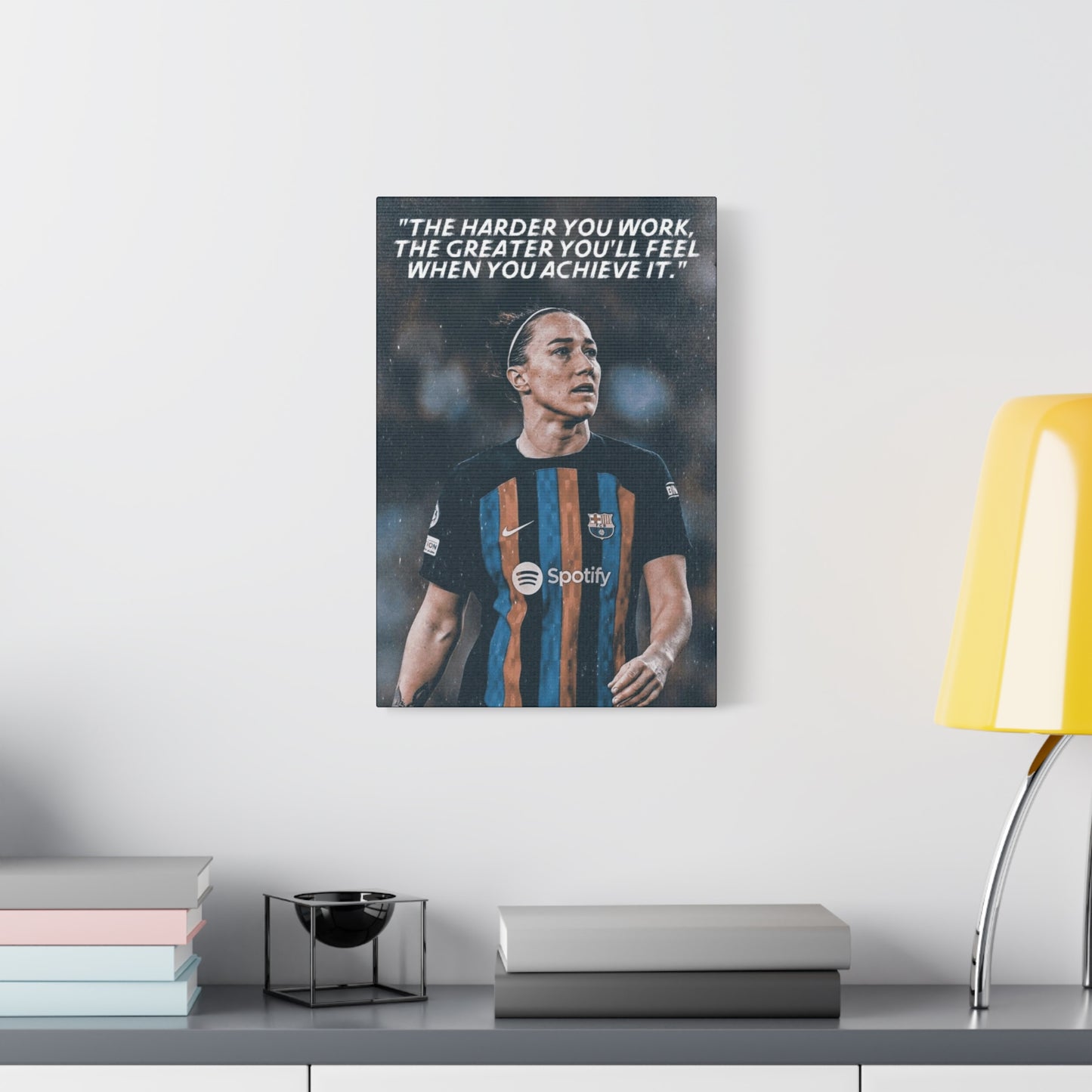 Lucy Bronze Motivational Canvas