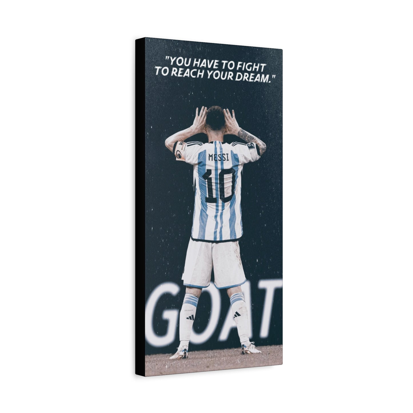 Lionel Messi Motivational Canvas