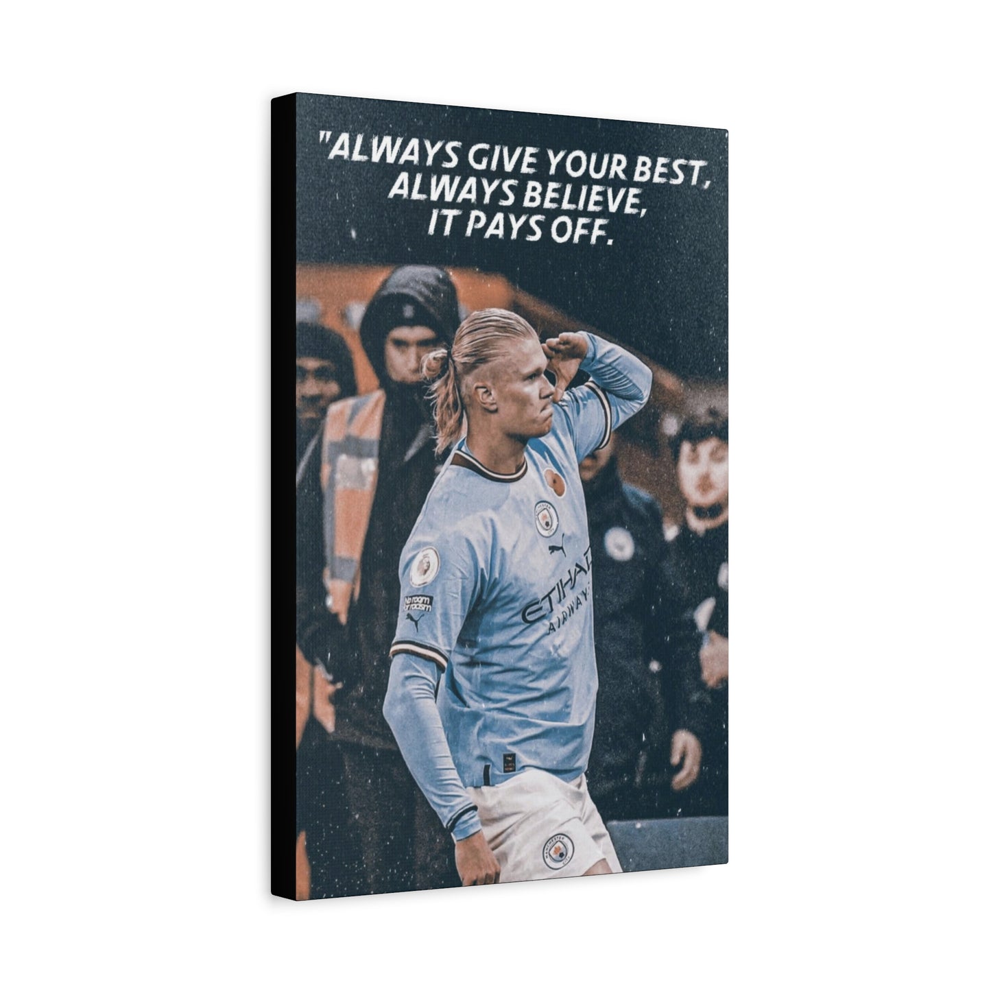 Erling Haaland Motivational Canvas