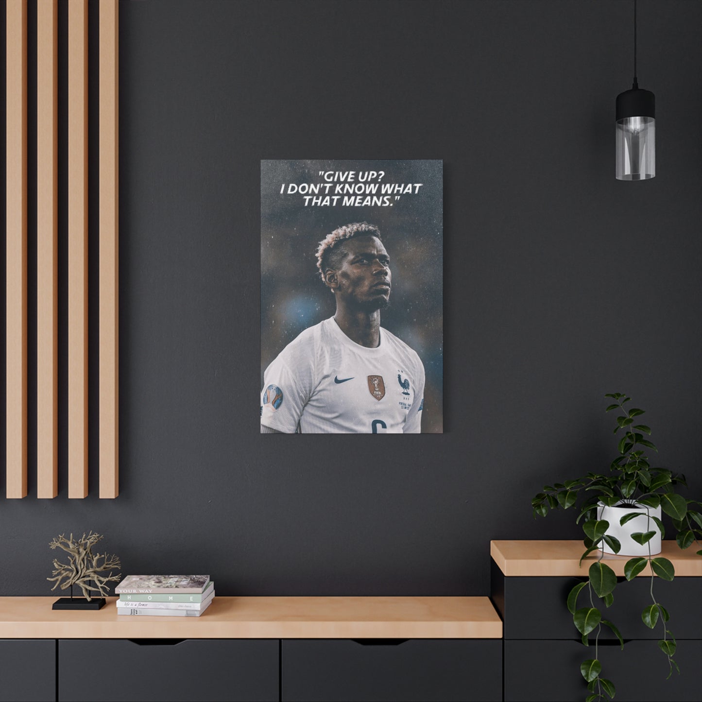 Paul Pogba Motivational Canvas
