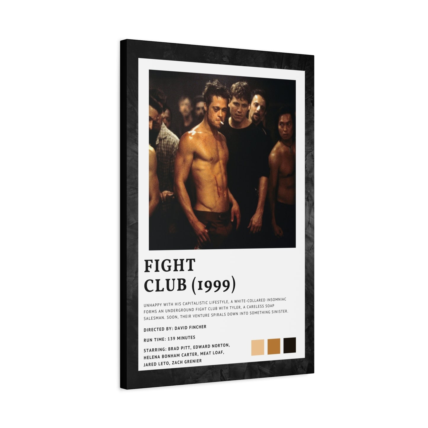 Fight Club Movie Cover Canvas