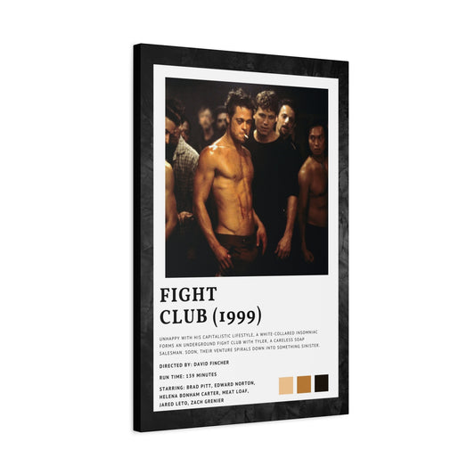 Fight Club Movie Cover Canvas