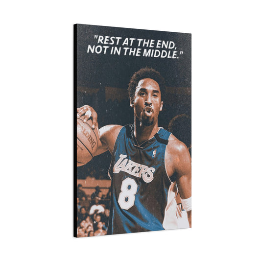 Kobe Bryant Motivational Canvas