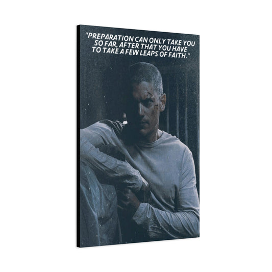 Michael Scofield Motivational Canvas