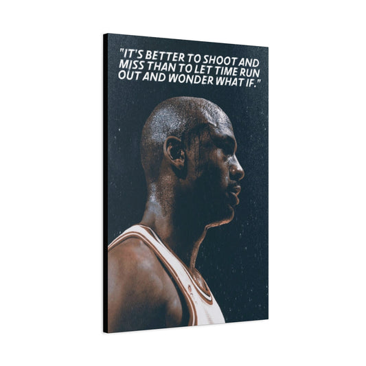 Michael Jordan Motivational Canvas