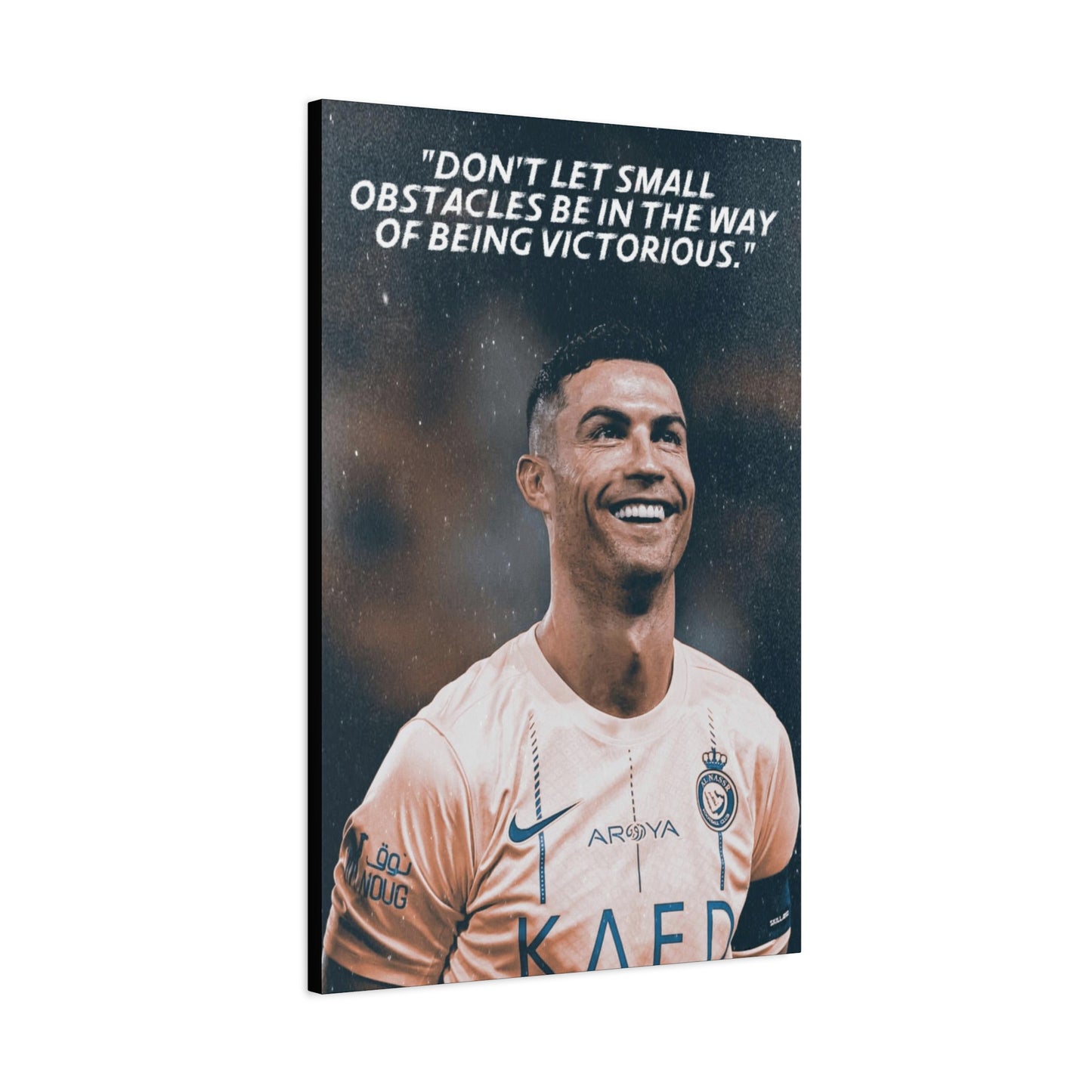 Cristiano Ronaldo Motivational Canvas