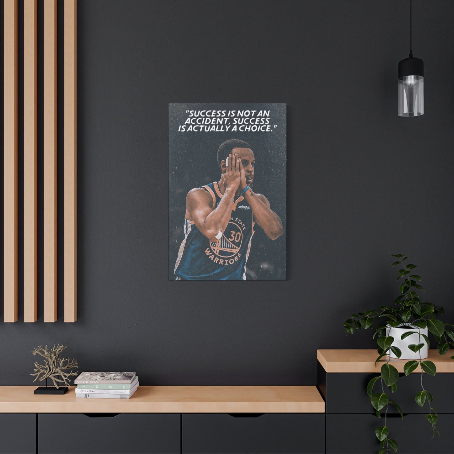 Steph Curry Motivational Canvas