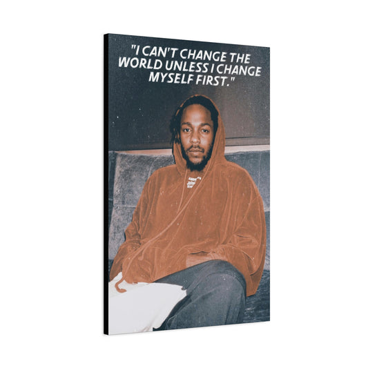 Kendrick Lamar Motivational Canvas