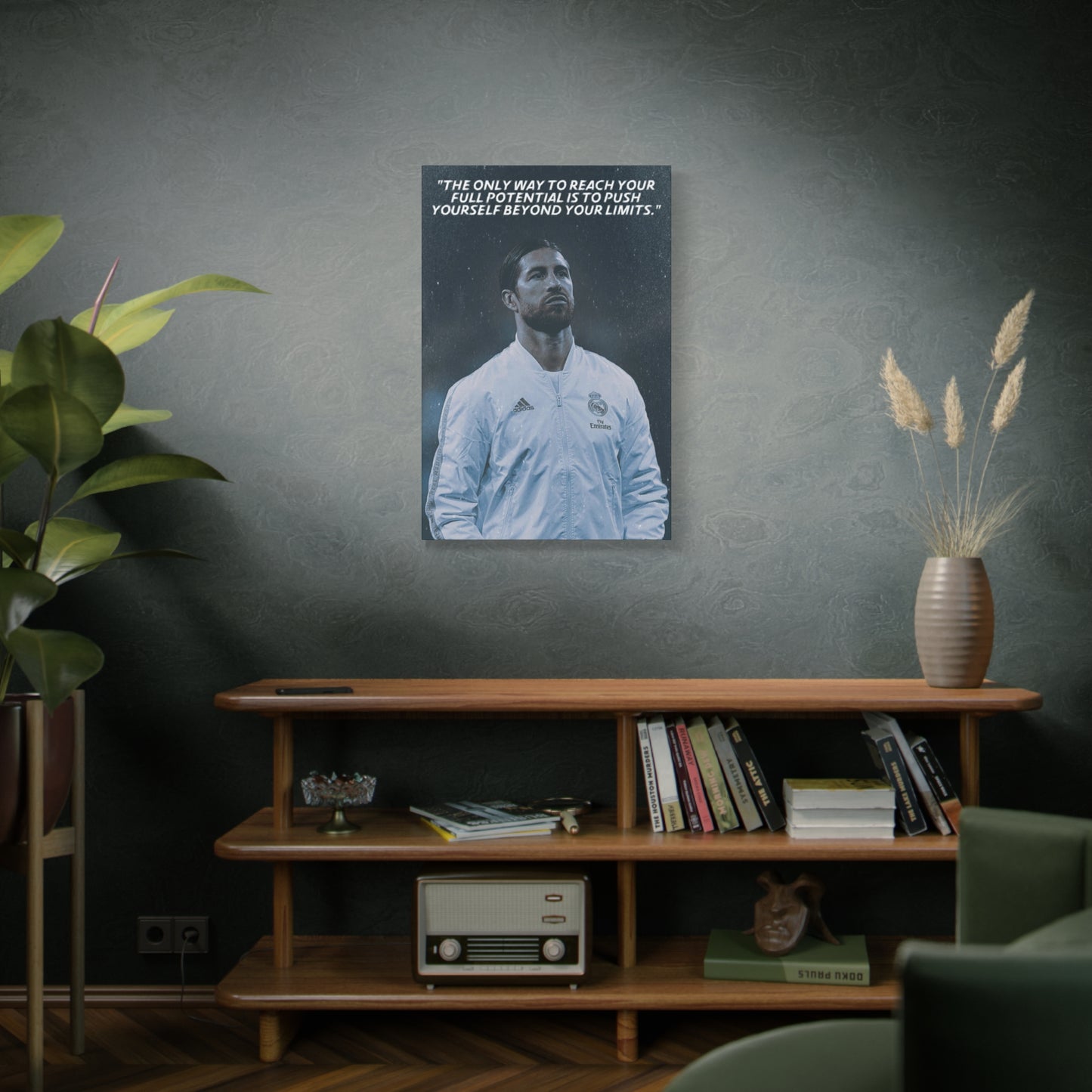 Sergio Ramos Motivational Canvas