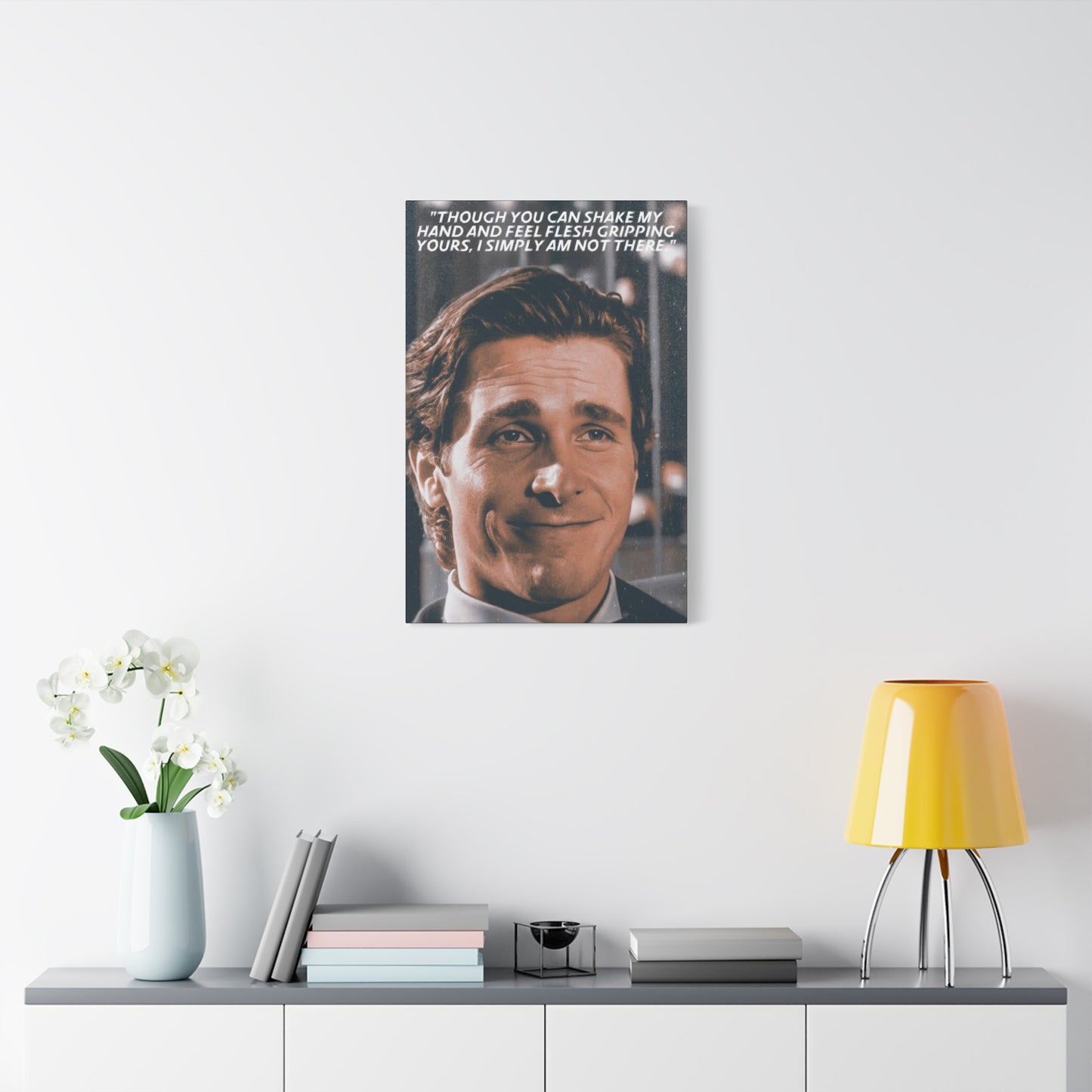 Patrick Bateman Motivational Canvas