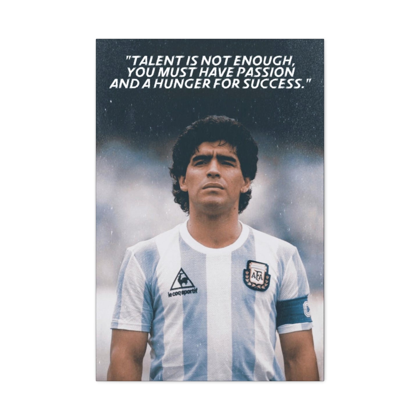 Diego Maradona Motivational Canvas