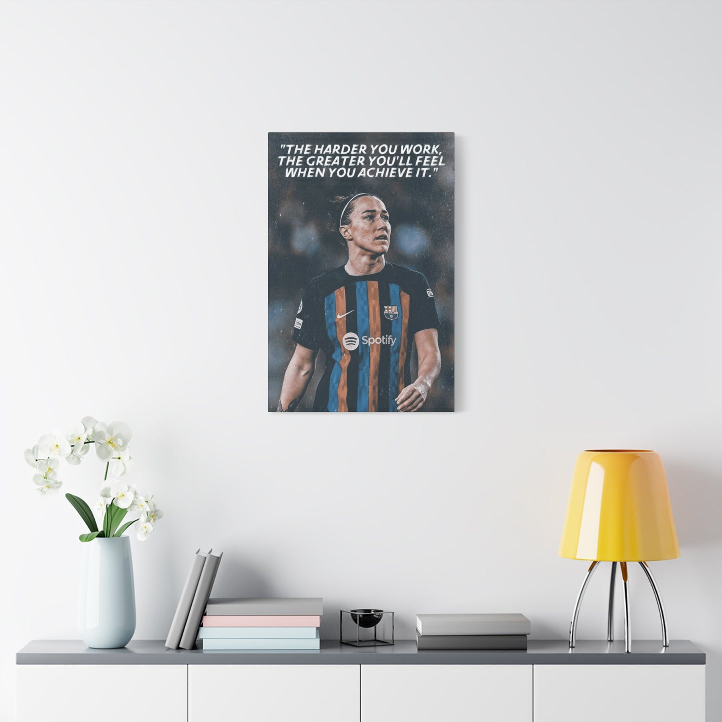 Lucy Bronze Motivational Canvas