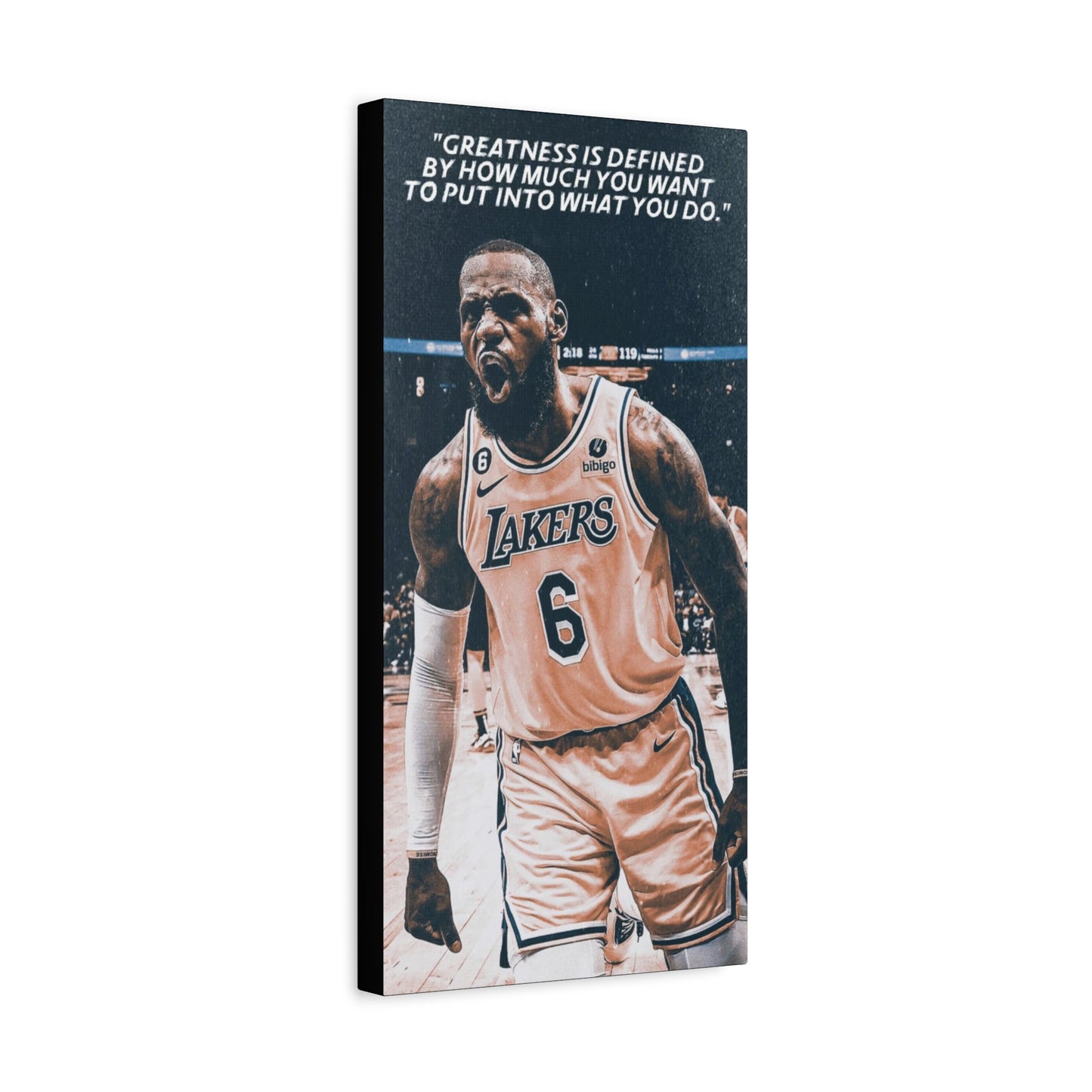 LeBron James Motivational Canvas