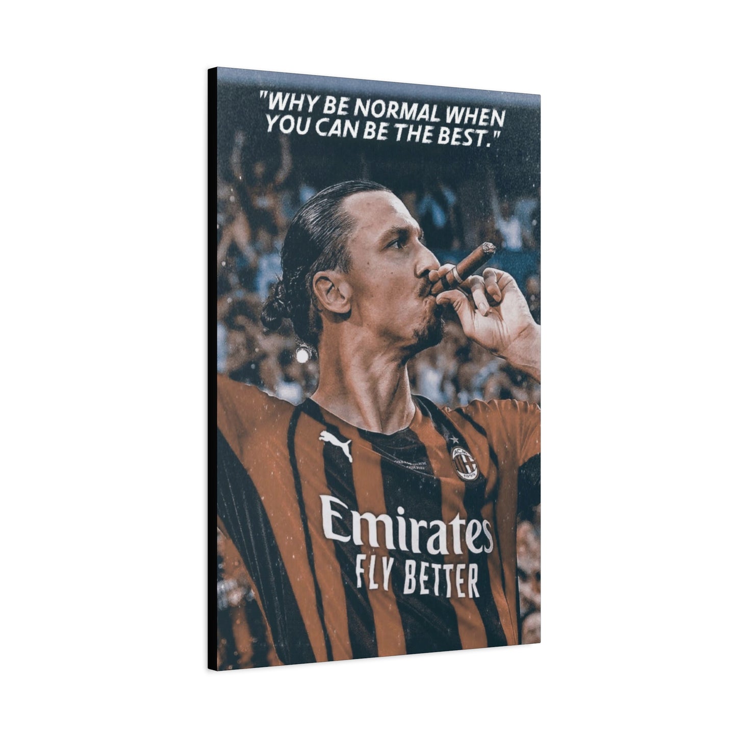 Zlatan Ibrahimovic Motivational Canvas