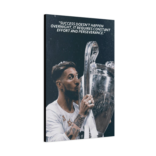 Sergio Ramos Motivational Canvas