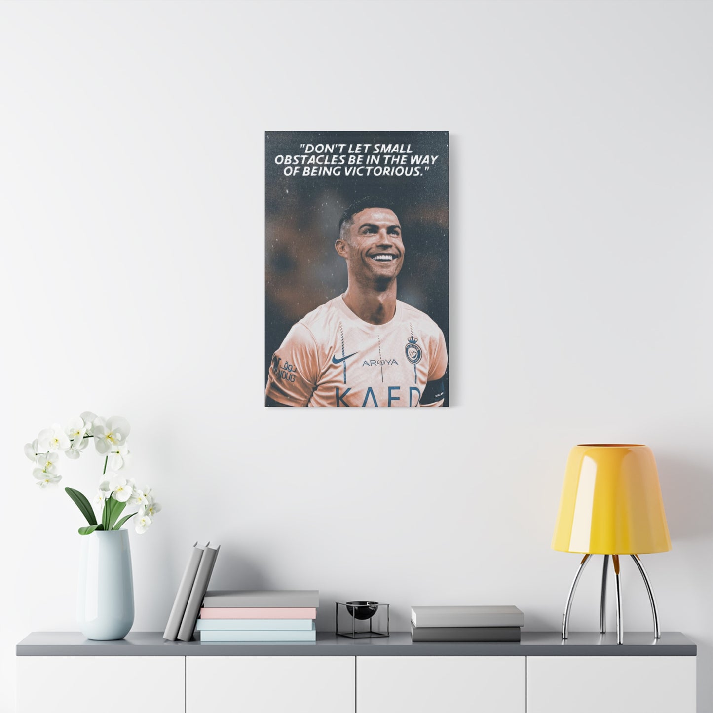 Cristiano Ronaldo Motivational Canvas