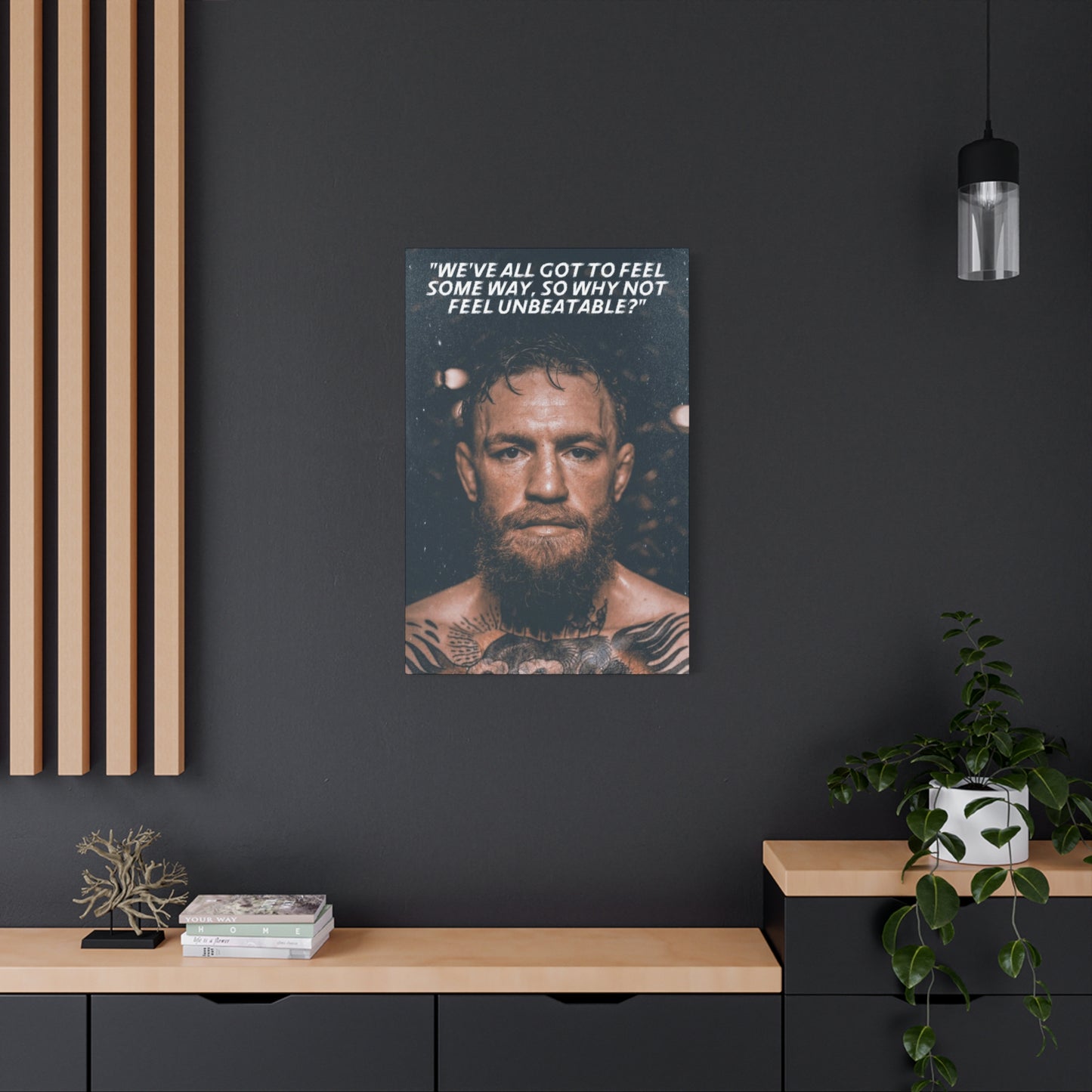 Conor McGregor Motivational Canvas