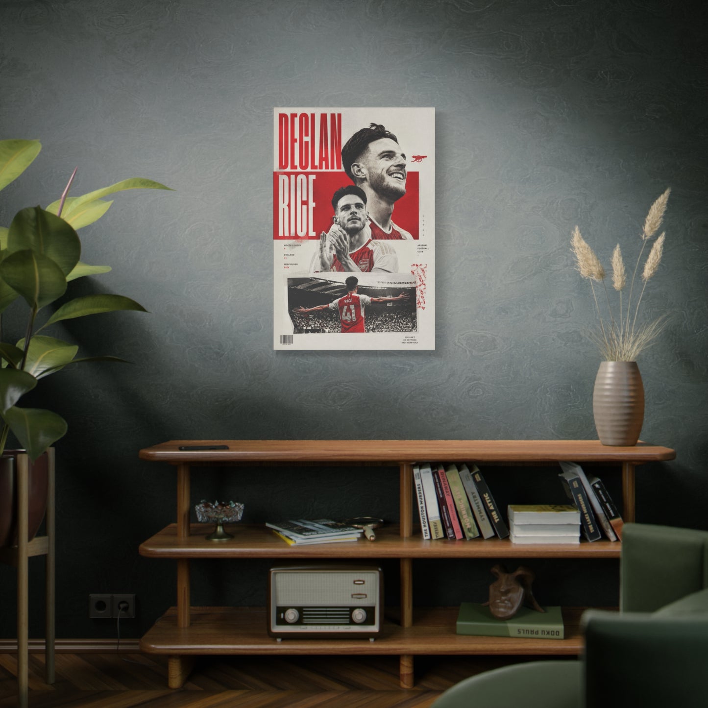 Declan Rice Arsenal Canvas – 4K Football Wall Art