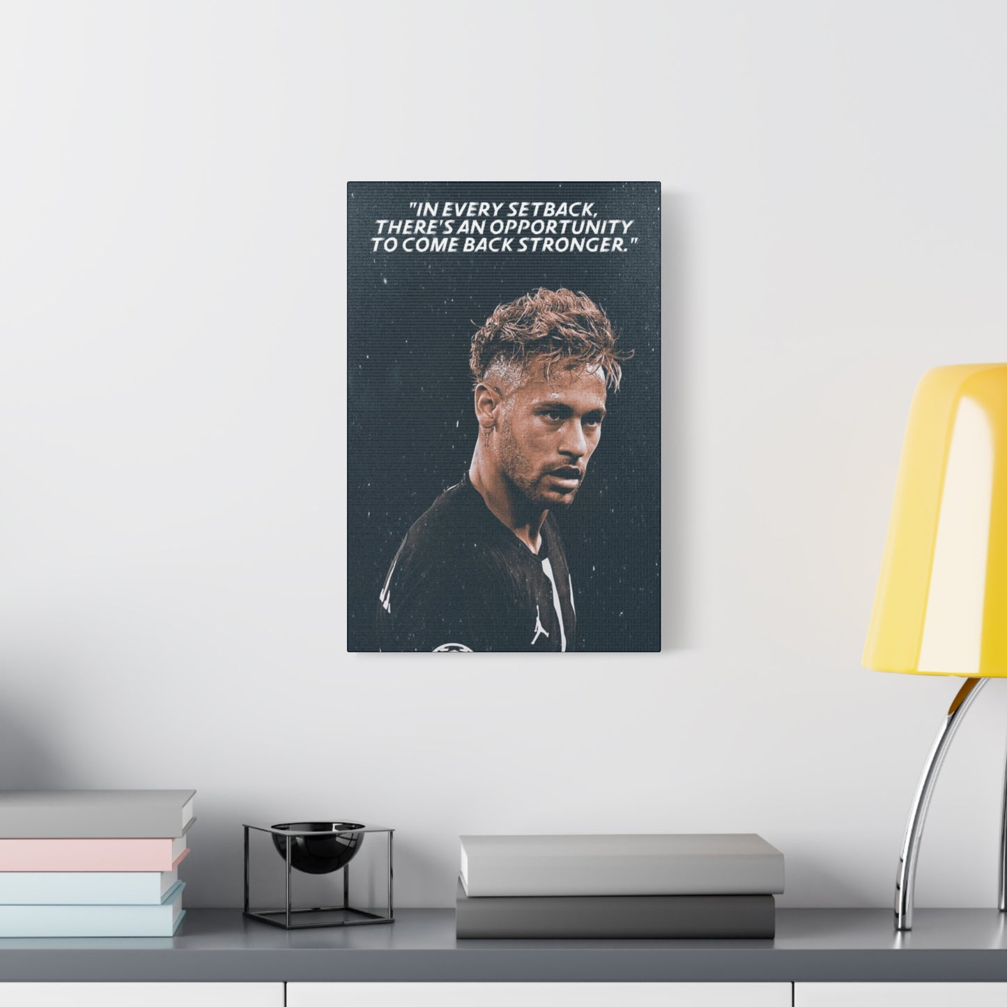 Neymar Motivational Canvas