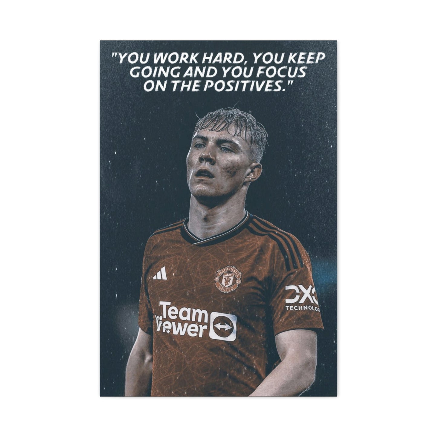 Rasmus Hojlund Motivational Canvas
