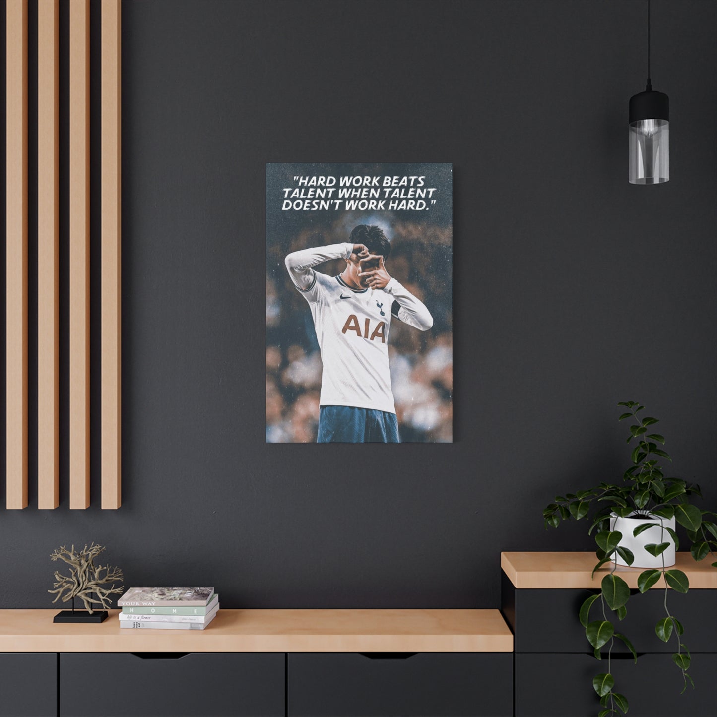 Heung Min Son Motivational Canvas