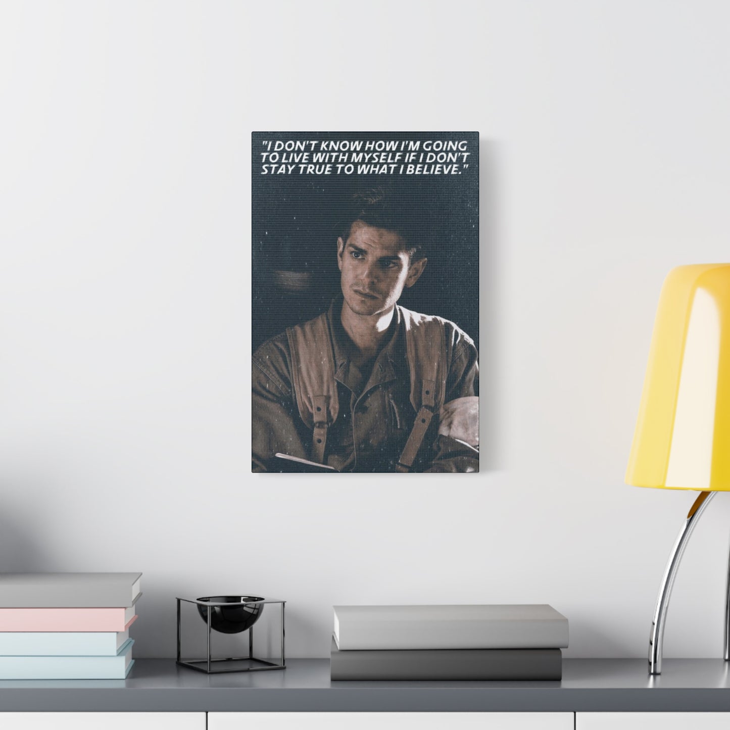 Desmond Doss Motivational Canvas