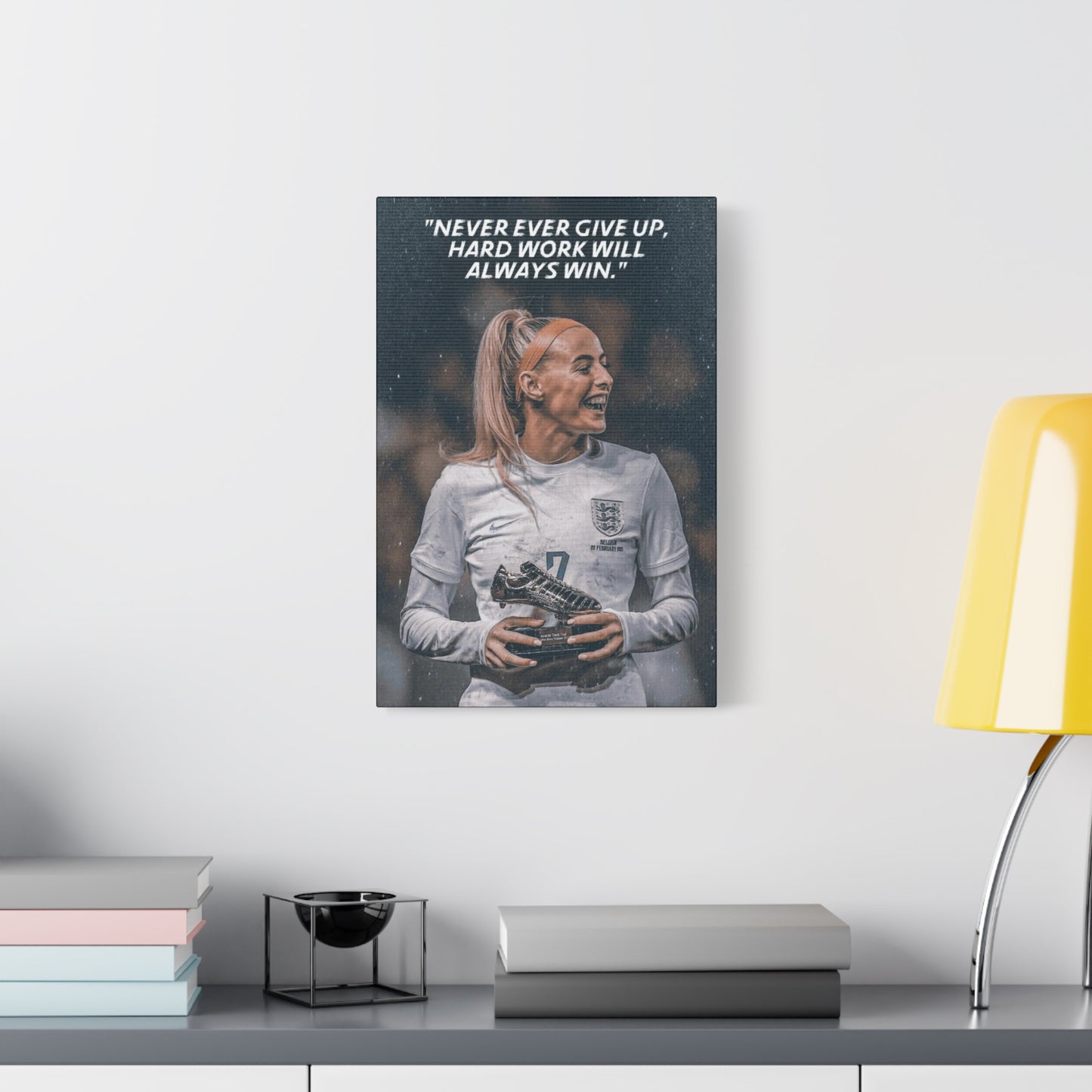 Chloe Kelly Motivational Canvas