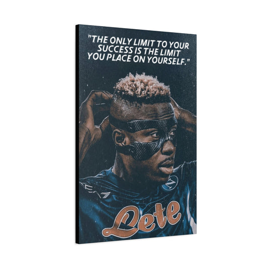 Victor Osimhen Motivational Canvas