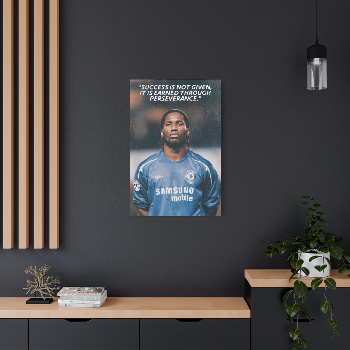 Didier Drogba Motivational Canvas