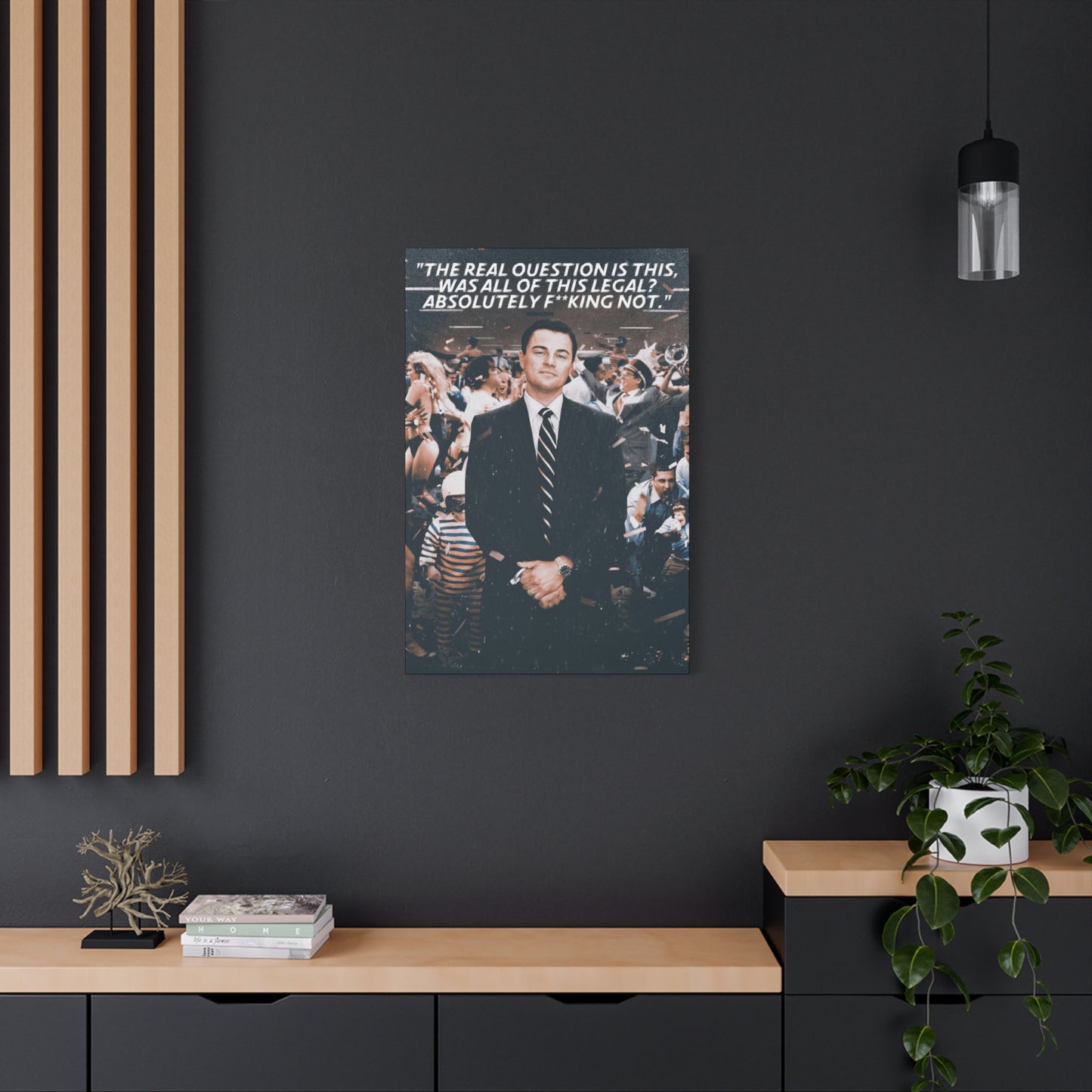 The Wolf Of Wall Street Motivational Canvas