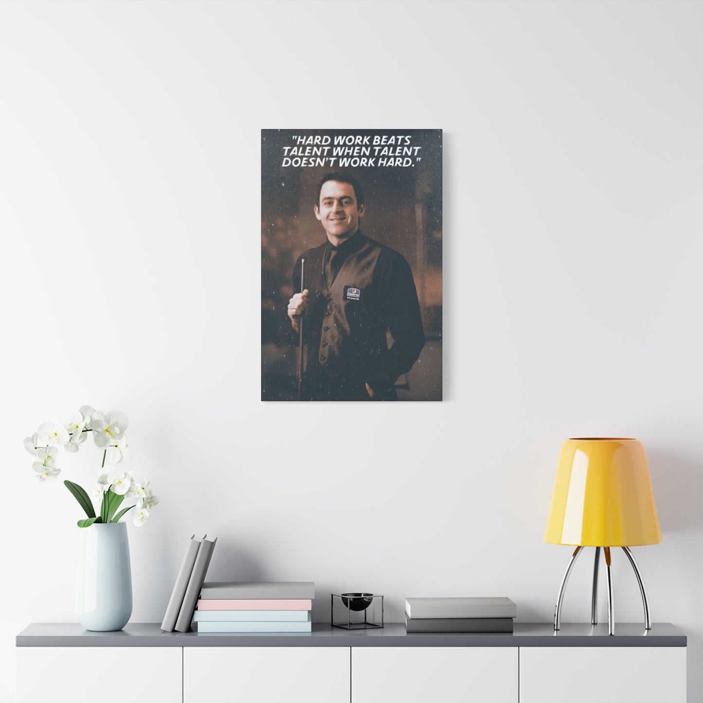 Ronnie O Sullivan Motivational Canvas