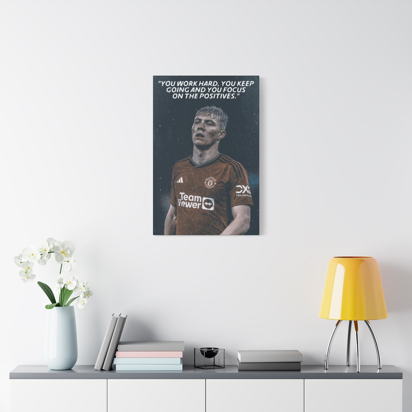 Rasmus Hojlund Motivational Canvas